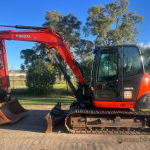 Kubota KX080 Tracked-Excav Excavator